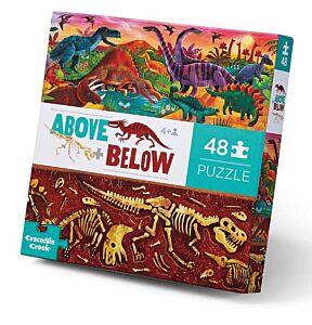 Above Below Puzzle - Le monde des dinosaures (48)