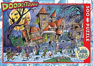 Doodletown puzzle Haunted House 500