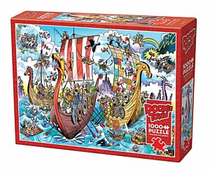 Doodletown puzzle 1000 Viking Voyage