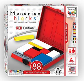 Mondrian blocks (version rouge)
